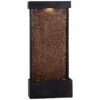 Forged Water 26"H Hammered Copper Outdoor LED Wall Fountain -Golden Lighting Shop forged water 26 inchh hammered copper outdoor led wall fountain 66h94