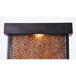 Forged Water 26"H Hammered Copper Outdoor LED Wall Fountain 10 Forged Water 26"H Hammered Copper Outdoor LED Wall Fountain -Golden Lighting Shop forged water 26 inchh hammered copper outdoor led wall fountain 66h94views2