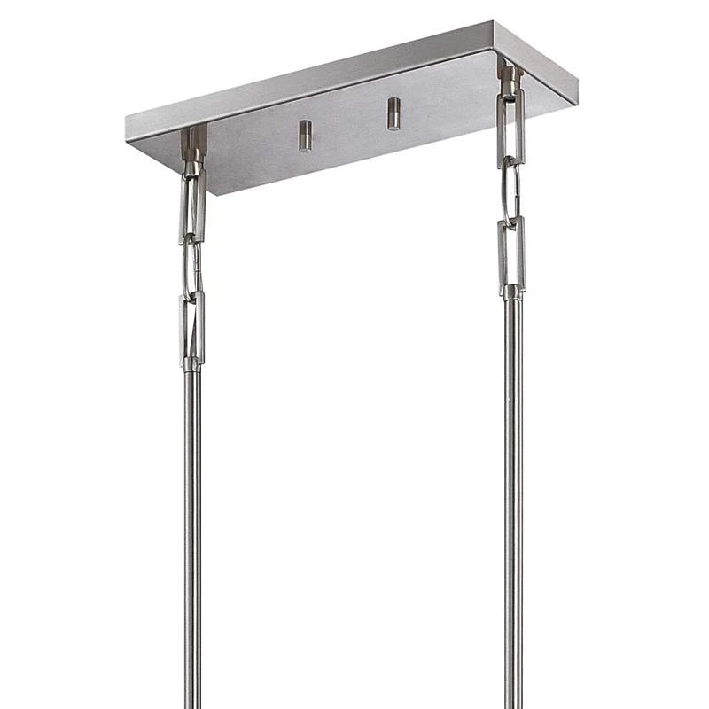 Frame 36" Wide Brushed Nickel LED Pendant Light 5 Frame 36" Wide Brushed Nickel LED Pendant Light - Image 3