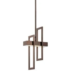 Frame 5 3/4" Wide Hazel Bronze LED Mini Pendant Light -Golden Lighting Shop frame 5 and three quarter inch wide hazel bronze led mini pendant light 663k0