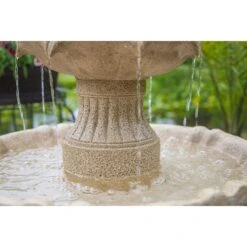 Frost 44 1/4" High 3-Tier Outdoor Garden Solar Fountain 13 Frost 44 1/4" High 3-Tier Outdoor Garden Solar Fountain -Golden Lighting Shop frost 44 and one quarter inch high 3 tier outdoor garden solar fountain 66h95views5