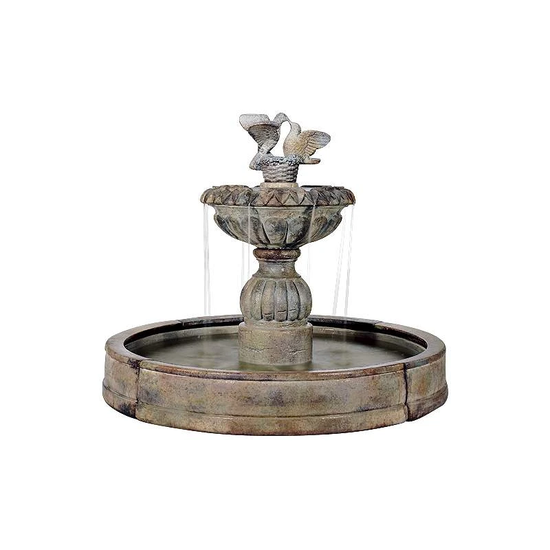 Fumato Paloma Cascada 56" Large Courtyard Garden Fountain 3 Fumato Paloma Cascada 56" Large Courtyard Garden Fountain