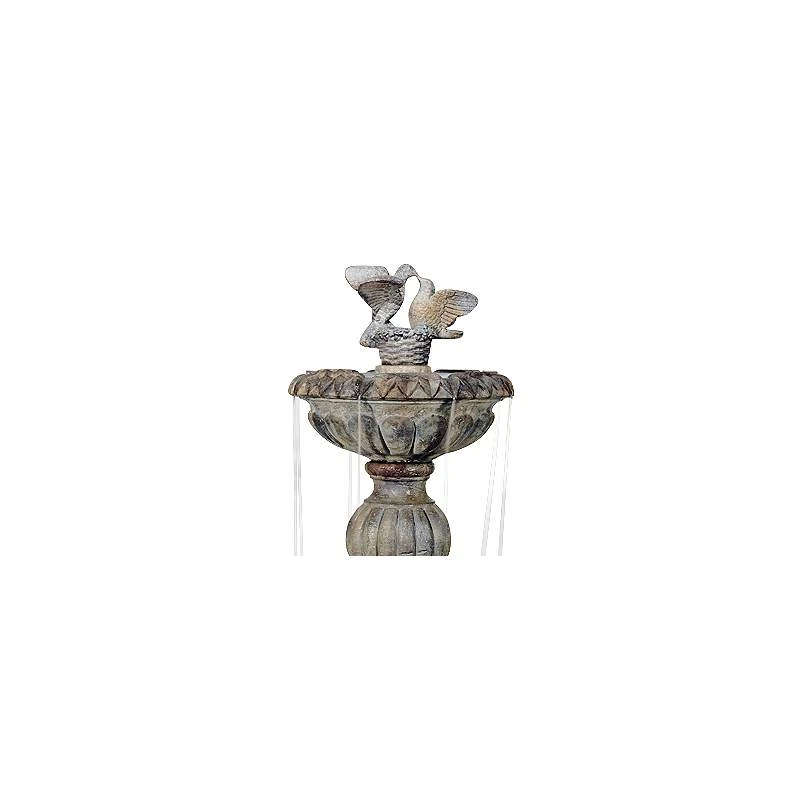 Fumato Paloma Cascada 56" Large Courtyard Garden Fountain 4 Fumato Paloma Cascada 56" Large Courtyard Garden Fountain - Image 2