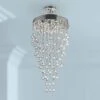 Galaxy 20" Wide Chrome And Crystal 9-Light Chandelier 1 Galaxy 20" Wide Chrome And Crystal 9-Light Chandelier -Golden Lighting Shop galaxy 20 inch wide chrome and crystal 9 light chandelier 39v53cropped