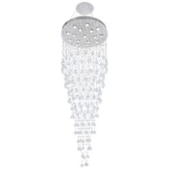 Galaxy 30" Wide Chrome And Crystal 16-Light Chandelier -Golden Lighting Shop galaxy 30 inch wide chrome and crystal 16 light chandelier 39v59