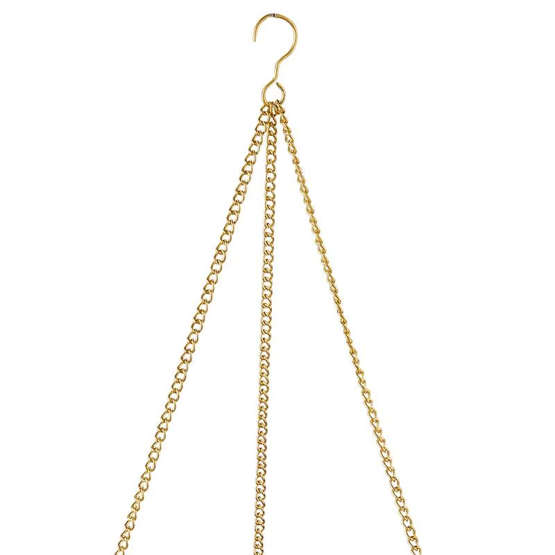 Hammered Pure Copper Bowl 13 1/2"W Metal Hanging Bird Bath 4 Hammered Pure Copper Bowl 13 1/2"W Metal Hanging Bird Bath - Image 2