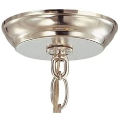 Hampton 24" 5-Light Chrome And Crystal Traditional Shade Chandelier -Golden Lighting Shop hampton 24 inch 5 light chrome and crystal traditional shade chandelier g9147views2