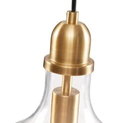Hampton Hill Auburn 9" Wide Gold Pendant Light -Golden Lighting Shop hampton hill auburn 9 inch wide gold pendant light 034d2views3