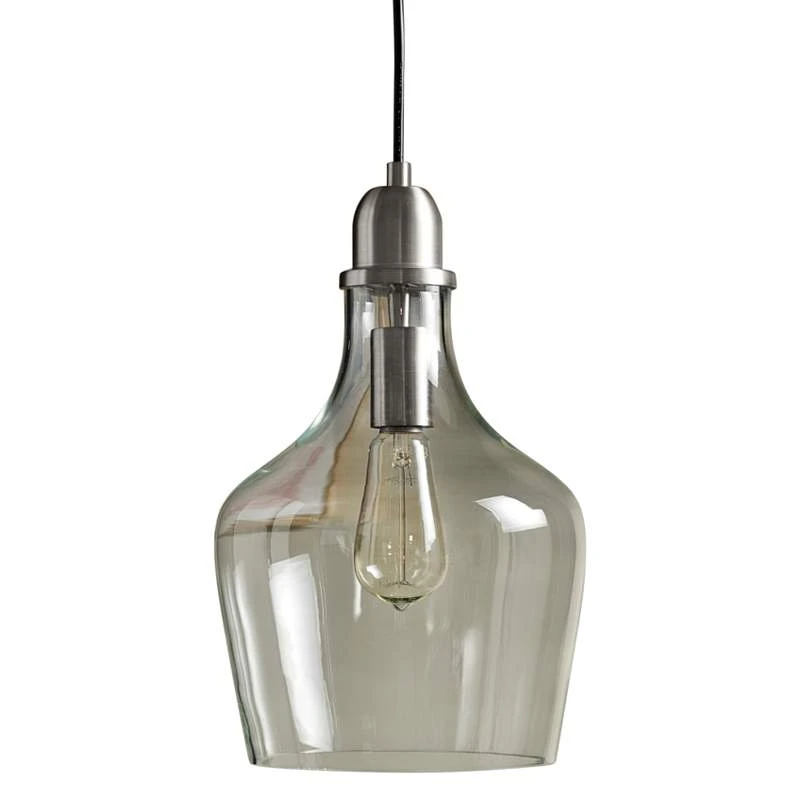 Hampton Hill Auburn 9" Wide Silver Pendant Light 4 Hampton Hill Auburn 9" Wide Silver Pendant Light - Image 2