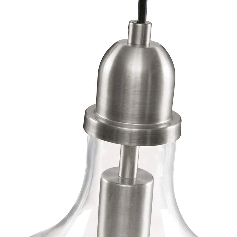 Hampton Hill Auburn 9" Wide Silver Pendant Light 7 Hampton Hill Auburn 9" Wide Silver Pendant Light - Image 5