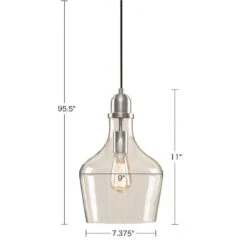 Hampton Hill Auburn 9" Wide Silver Pendant Light 13 Hampton Hill Auburn 9" Wide Silver Pendant Light -Golden Lighting Shop hampton hill auburn 9 inch wide silver pendant light 036d2views4