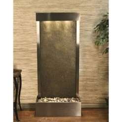Harmony River 70" Rustic Stone Modern Fountain With Light -Golden Lighting Shop harmony river 70 inch rustic stone modern fountain with light 6v176views1