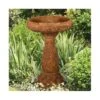 Henri Studio 28" High Grapevine Small Cast Stone Bird Bath -Golden Lighting Shop henri studio 28 inch high grapevine small cast stone bird bath 22461cropped