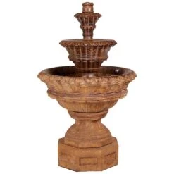 Henri Studio Lava 62" High Valencia 3-Tier Fountain