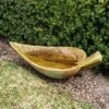 Henri Studio Leaf 9" High Relic Sargasso Outdoor Birdbath -Golden Lighting Shop henri studio leaf 9 inch high relic sargasso outdoor birdbath 780r3cropped