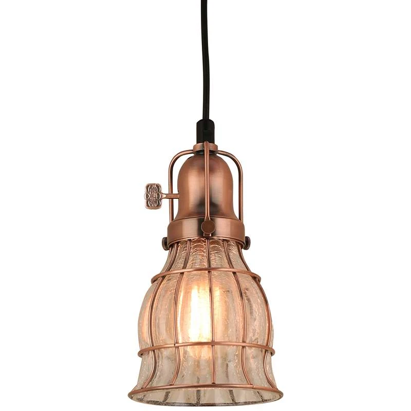 Hi-Lite Aubrey 5 1/4" Wide Weathered Copper Blown Glass Mini Pendant 3 Hi-Lite Aubrey 5 1/4" Wide Weathered Copper Blown Glass Mini Pendant