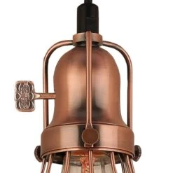 Hi-Lite Baldwin 7 1/4" Wide Weathered Copper Mini Pendant Light -Golden Lighting Shop hi lite baldwin 7 and one quarter inch wide weathered copper mini pendant light 991r0views2