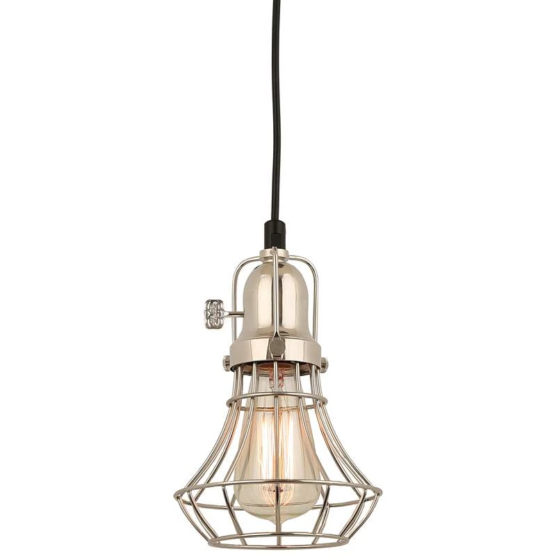 Hi-Lite Lani 6" Wide Polished Nickel Mini Pendant Light 3 Hi-Lite Lani 6" Wide Polished Nickel Mini Pendant Light