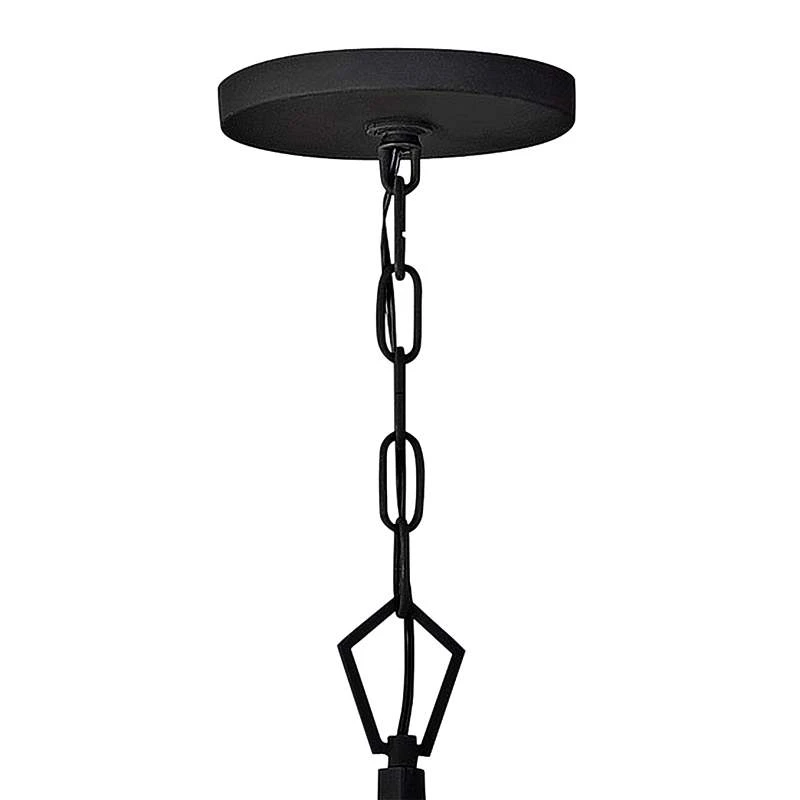 Hinkley Ariel 36"W Black 16-Light Starburst Pendant Light 5 Hinkley Ariel 36"W Black 16-Light Starburst Pendant Light - Image 3