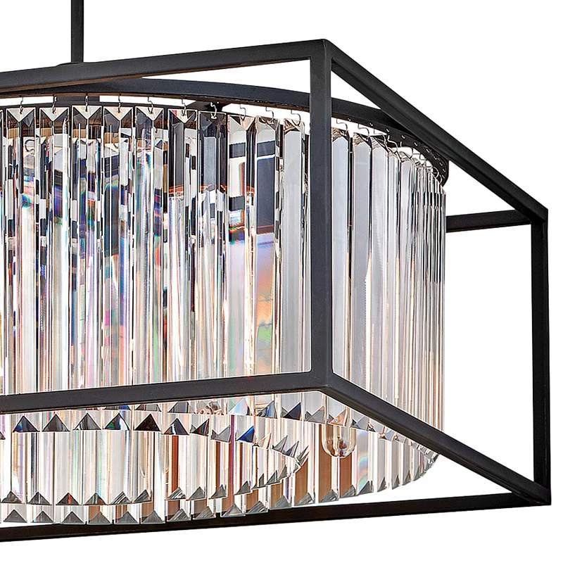 Hinkley Giada 24" Wide Black And Crystal Pendant Chandelier 5 Hinkley Giada 24" Wide Black And Crystal Pendant Chandelier - Image 3