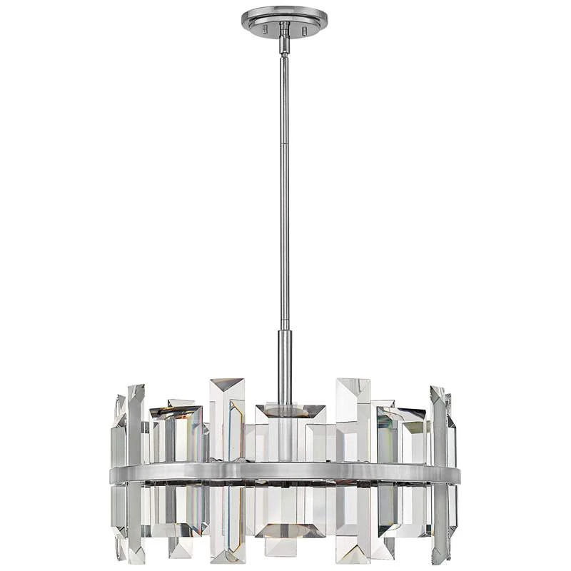 Hinkley Odette 24" Wide Polished Nickel Pendant Light 5 Hinkley Odette 24" Wide Polished Nickel Pendant Light - Image 3