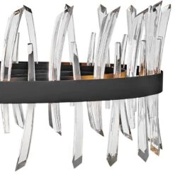 Hinkley Revel 36 1/4" Wide Black And Crystal Pendant Light 8 Hinkley Revel 36 1/4" Wide Black And Crystal Pendant Light -Golden Lighting Shop hinkley revel 36 and one quarter inch wide black and crystal pendant light 86n01views1