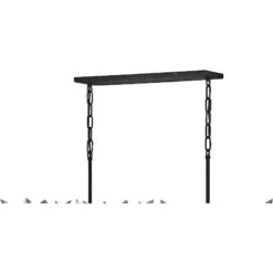 Hinkley Revel 41 1/2" Wide Black And Crystal Island Pendant -Golden Lighting Shop hinkley revel 41 and one half inch wide black and crystal island pendant 86n03views2