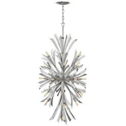 Front Page 5 Front Page -Golden Lighting Shop hinkley vida 24 inch wide glacial metal 19 light pendant light 86n23