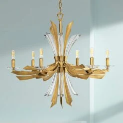 Hinkley Vida 29 1/4"W Burnished Gold 6-Light Chandelier