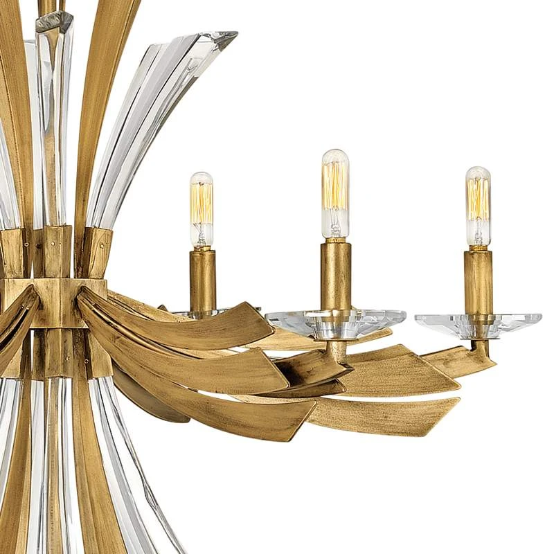 Hinkley Vida 29 1/4"W Burnished Gold 6-Light Chandelier 5 Hinkley Vida 29 1/4"W Burnished Gold 6-Light Chandelier - Image 3