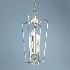 Hudson Valley Waterloo 25 3/4" High Polished Nickel Pendant