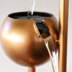 Icarus 47 1/4"H Copper And Black Cascading Floor Fountain -Golden Lighting Shop icarus 47 and one quarter inchh copper and black cascading floor fountain 85a53views3