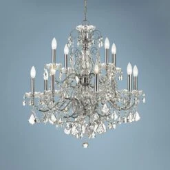 Imperial 29 1/2" Wide Polished Chrome 12-Light Chandelier