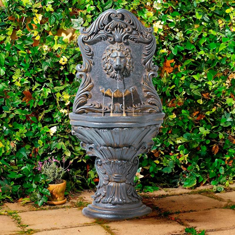 Imperial Lion Acanthus 50" High Fountain With LED Light 3 Imperial Lion Acanthus 50" High Fountain With LED Light