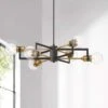 Intention 23 1/2" Wide Black And Brass Modern Pendant Chandelier Light 1 Intention 23 1/2" Wide Black And Brass Modern Pendant Chandelier Light -Golden Lighting Shop intention 23 and one half inch wide black and brass modern pendant chandelier light 670k0cropped