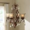 Iron Leaf 4-Light Roman Bronze And Crystal Chandelier -Golden Lighting Shop iron leaf 4 light roman bronze and crystal chandelier x9481cropped