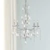 James Moder Murano 26" Wide Silver 6-Light Chandelier -Golden Lighting Shop james moder murano 26 inch wide silver 6 light chandelier 19j07cropped