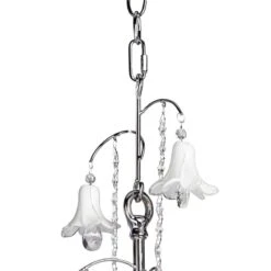 James Moder Murano 26" Wide Silver 6-Light Chandelier -Golden Lighting Shop james moder murano 26 inch wide silver 6 light chandelier 19j07views3