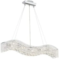 James R. Moder Crystal Wave 36" Contemporary Chandelier -Golden Lighting Shop james r moder crystal wave 36 inch contemporary chandelier 49774