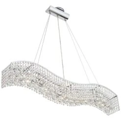 James R. Moder Crystal Wave 36" Contemporary Chandelier -Golden Lighting Shop james r moder crystal wave 36 inch contemporary chandelier 49774views1