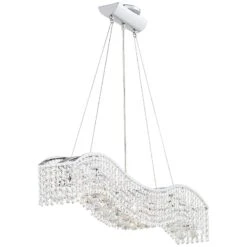 James R. Moder Crystal Wave 36" Contemporary Chandelier -Golden Lighting Shop james r moder crystal wave 36 inch contemporary chandelier 49774views3