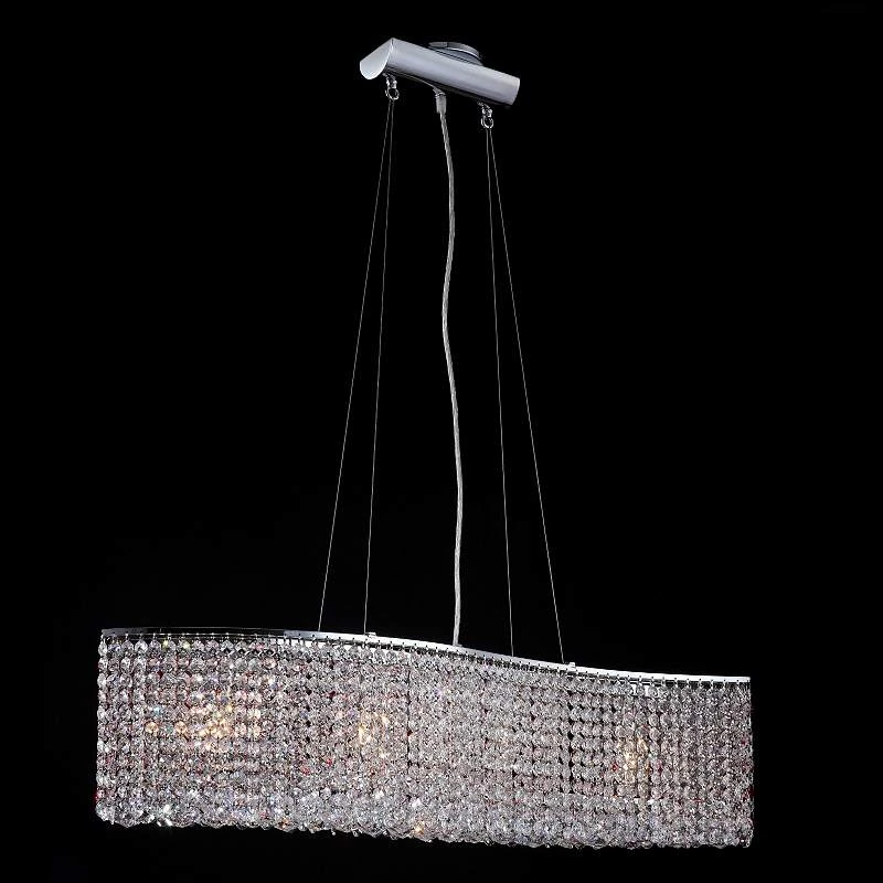 James R. Moder Wave 33" Wide Imperial Crystal Pendant 4 James R. Moder Wave 33" Wide Imperial Crystal Pendant - Image 2
