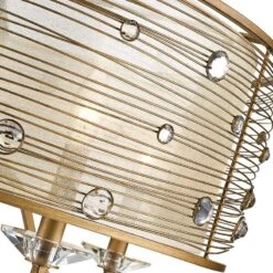 Golden Lighting Joia 26" Wide Peruvian Gold 5-Light Drum Chandelier -Golden Lighting Shop joia 26 inch wide peruvian gold 5 light drum chandelier 60d73views2