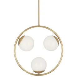 Jonathan Adler Jupiter 25 1/4" Wide Modern Brass Pendant Light