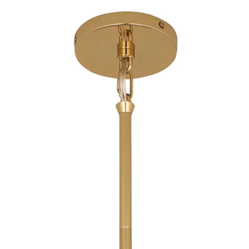 Jonathan Adler Milano 23 1/2"W Polished Brass 17-Light Pendant Light 6 Jonathan Adler Milano 23 1/2"W Polished Brass 17-Light Pendant Light - Image 4