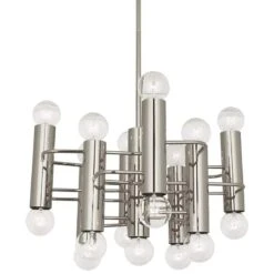 Front Page 28 Front Page -Golden Lighting Shop jonathan adler milano 23 and one half inchw polished nickel 17 light pendant light 794m0