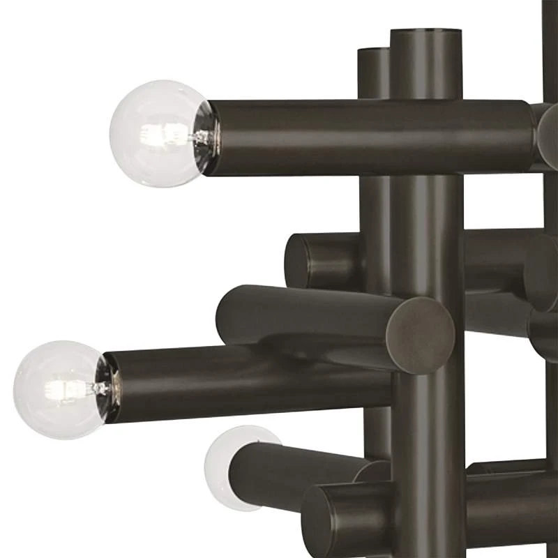 Jonathan Adler Milano 30 1/2"W Deep Patina Bronze 8-Light Pendant 4 Jonathan Adler Milano 30 1/2"W Deep Patina Bronze 8-Light Pendant - Image 2