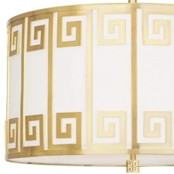 Jonathan Adler Mykonos 18" Wide Modern Brass Pendant Light -Golden Lighting Shop jonathan adler mykonos 18 inch wide modern brass pendant light 469h0views1