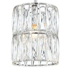 Juliette 7 3/4" Wide Chrome And K9 Crystal Mini Pendant 10 Juliette 7 3/4" Wide Chrome And K9 Crystal Mini Pendant -Golden Lighting Shop juliette 7 and three quarter inch wide chrome and k9 crystal mini pendant 53x06views1