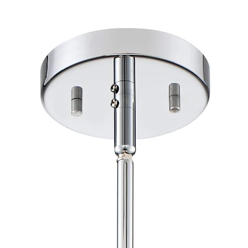 Juliette 7 3/4" Wide Chrome And K9 Crystal Mini Pendant 6 Juliette 7 3/4" Wide Chrome And K9 Crystal Mini Pendant - Image 4